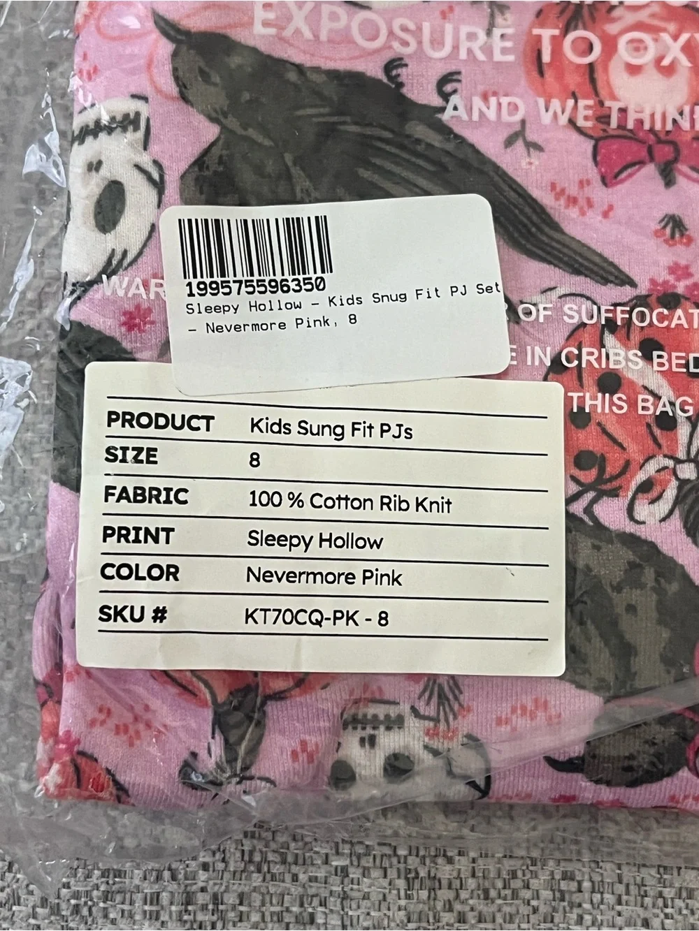 Printfresh Kids Snug Fit PJs “Sleepy Hollow” - 8